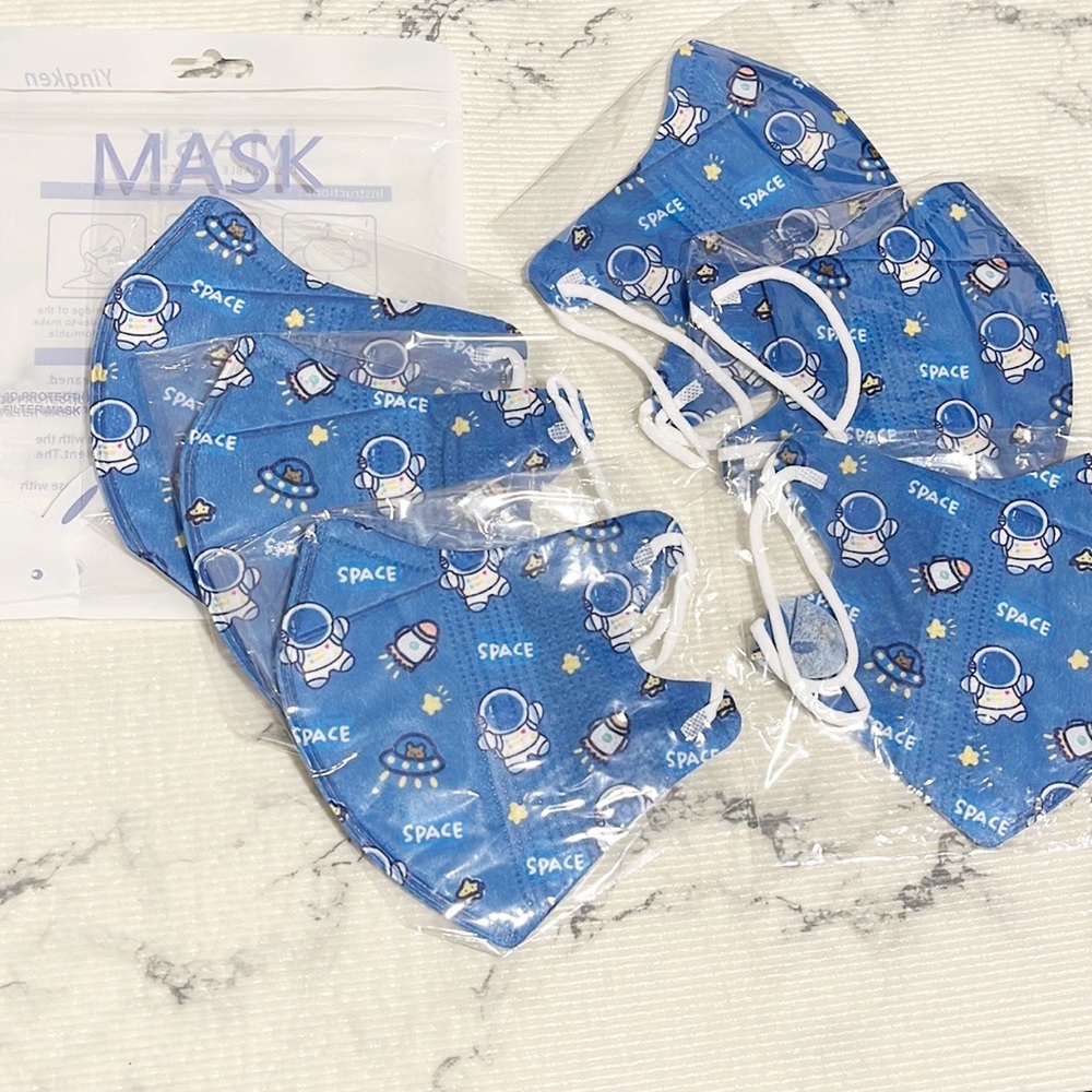 🧡 3 for $16 Sale • Kawaii Astronaut Face Mask (10 Masks)